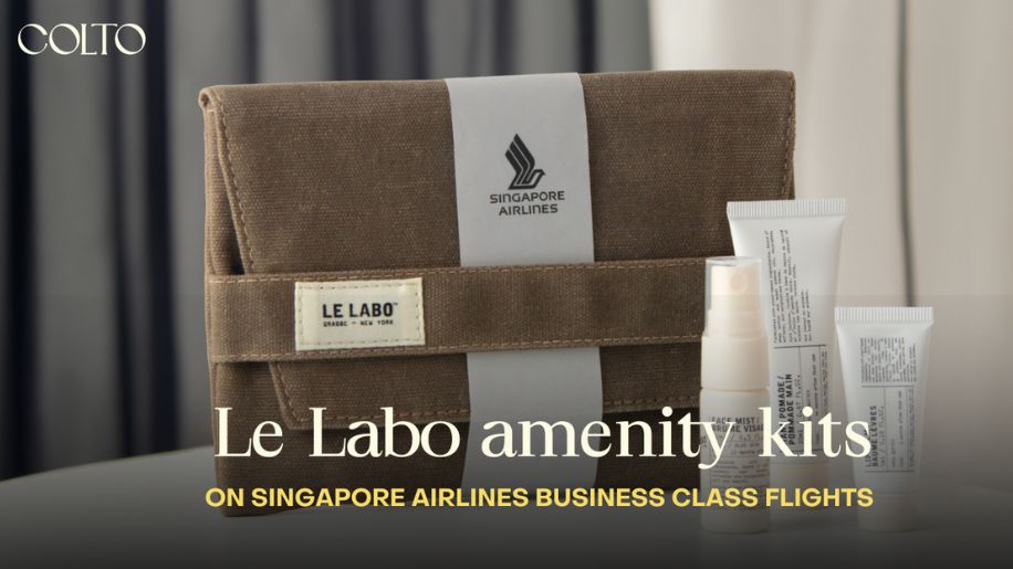 Singapore Airlines  amenity kit – Le Labo Sophistication